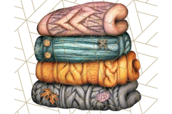 Fall Market Stall Clipart PNG, Rustic Autumn Clip Art Product Image 2