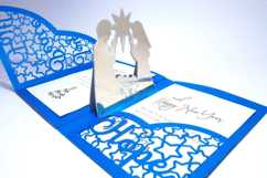 Bundle 19 SVG Christmas Box Pop Up Card Template Product Image 13