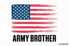 Army Brother svg | 4th of july Svg | Svg Cut Files Product Image 1
