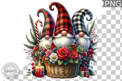 Christmas Gnome Sublimation - Clipart PNG Design Product Image 1