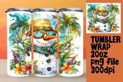 Merry Sunshine: Christmas Snowman Sublimation Product Image 1