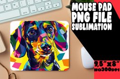 Bright and Bold Abstract Dog Wrap Sublimation PNG Product Image 1