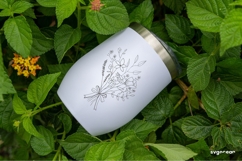 Wildflowers SVG For Engraving | Hand Drawn Flower | SVG Product Image 2