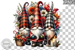 Christmas Gnome Sublimation - Clipart PNG Bundle Product Image 14