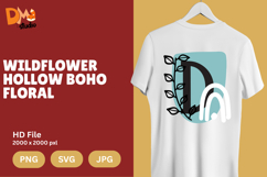 Wildflower Hollow Boho Floral Monogram Product Image 1