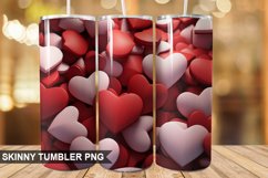 3D Valentine's Day Tumbler Design Product Image 1