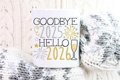 Goodbye 2025 Hello 2026 svg, New years Eve Svg, New Year Svg Product Image 6