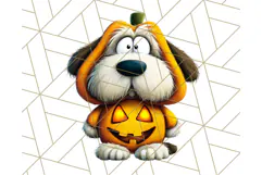 Halloween Animals in Costumes Clipart PNG, Cute Pets Art Product Image 2