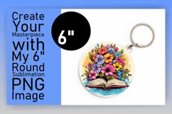 Enchanted Literary Critters with Flowers PNG Art Product Image 1