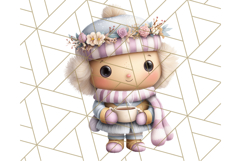 Playful Pink Nutcracker PNG, Pastel Christmas Clipart Product Image 2
