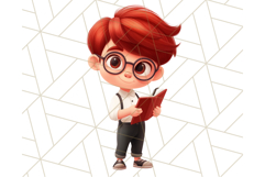School Teacher Clipart, Boy Teacher PNG, Cute Classroom Art Product Image 12