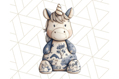 Blue Floral Stuffed Animal Clipart PNG, Cute Stuffed Animals Product Image 2