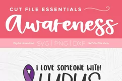 Lupus svg - a lupus awareness svg with arrows and ribbon Product Image 3