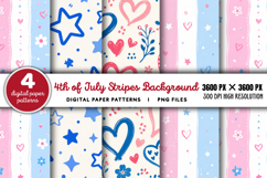 4th Of July Stripes Background PNG Product Image 1