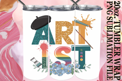 Cheerful Reflections 20oz tumbler wrap, Profession Product Image 1