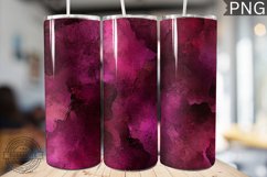 Burgundy Alcohol Ink Tumbler Wrap - High Quality 300 Dpi Product Image 1