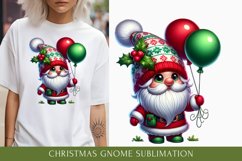 Christmas gnome sublimation, Christmas gnomes clipart Product Image 1