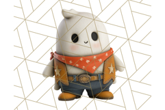 Cute Halloween Ghost Clipart Costume PNG, Halloween Png Product Image 2