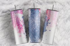 Name tumbler wrap Pastel Serape Glitter 20oz tumbler designs Product Image 1