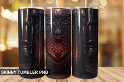 3D Gothic Book Tumbler Design Product Image 1