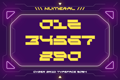 Cyber Grid - Cyber Crypto Font Product Image 14