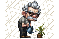 Grumpy Old Man PNG Clipart, Funny Father’s Day Graphics Product Image 2