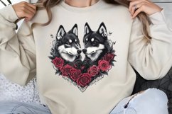 Gothic Valentines Day Clipart PNG Product Image 1