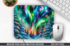 Christmas Tree Mouse Pad Sublimation,Christmas Mouse Pad PNG Product Image 1