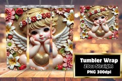 DYNAMIC 20oz Tumbler Template for Gifts , 3D Cupid Product Image 1