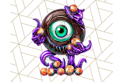 Haunted Treats Clipart PNG, Halloween Candy Art Product Image 2