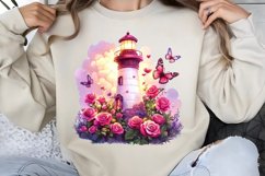 Valentines Day Fairy Houses Clipart PNG Product Image 1