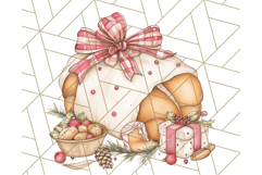 Christmas Cottagecore Kitchen Clipart PNG, Holiday Decor Product Image 2