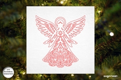 Christmas Angels Ornament Bundle | Laser Cut | SVG Product Image 20