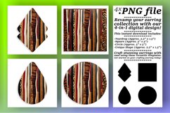 Teardrop Earring Treasures: Watercolor Patterns Product Image 1