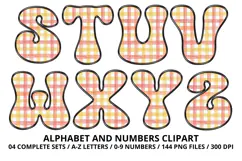 Vintage Toys Alphabet and Numbers PNG 300 DPI Product Image 4