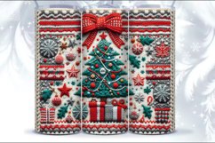 4 Christmas Seamless Tumbler Wrap 20 oz Product Image 3
