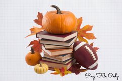 Autumn Books Sublimation Clipart PNG Product Image 1