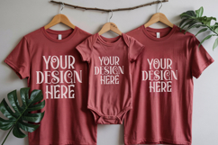 Christmas Family Matching Group Flat Lay Mockup Product Image 1