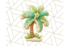 Summer Iced Cookie Clipart PNG, Cute Tropical Cookies Product Image 2