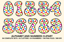 Rainbow Colors Alphabet PNG - Letters and Numbers Clipart Product Image 5