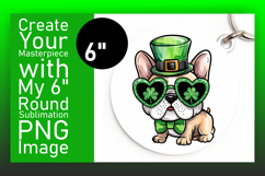 Beautiful Circle PNG for Sublimation , St Patrick Product Image 1