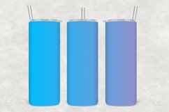 Ombre Gradient Tumbler Wrap Sublimation Product Image 1