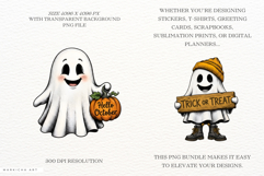 Funny Ghosts Clipart Product Image 2