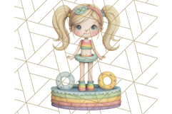 Summer Days Clipart, Whimsical Kids PNG Graphics Product Image 2