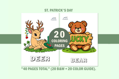 St Patrick's Day Coloring Pages for Kids Product Image 14