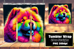 20oz Tumbler Template for Personal Use , Dog Product Image 1