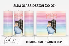 Mother's Day Skinny Tumbler sublimation designs #14 Product Image 1