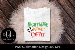 Nightmare Before Coffee|Sublimation Design|Halloween PNG Product Image 10