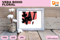 Veranique Boho Floral Monogram Product Image 1