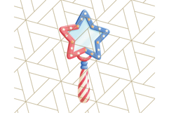 Patriotic Accessories Clipart PNG for 4th of July Product Image 2